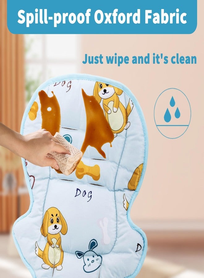 Runhike High Chair Cover Replacement Compatible with Ingenuity Soft Cushion with Anti-Slip Pad and Protecting Water Spills - Image 5